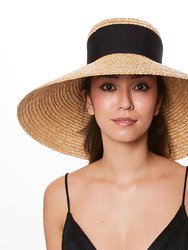 Mirabel Sunhat - Natural/Black Tail