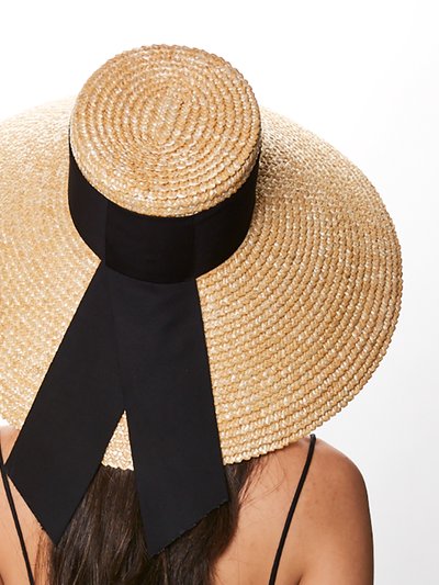 Eugenia Kim Mirabel Sunhat - Natural/Black Tail product