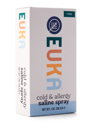 Infused Cold & Allergy Prevention Saline Spray - 2 Pack