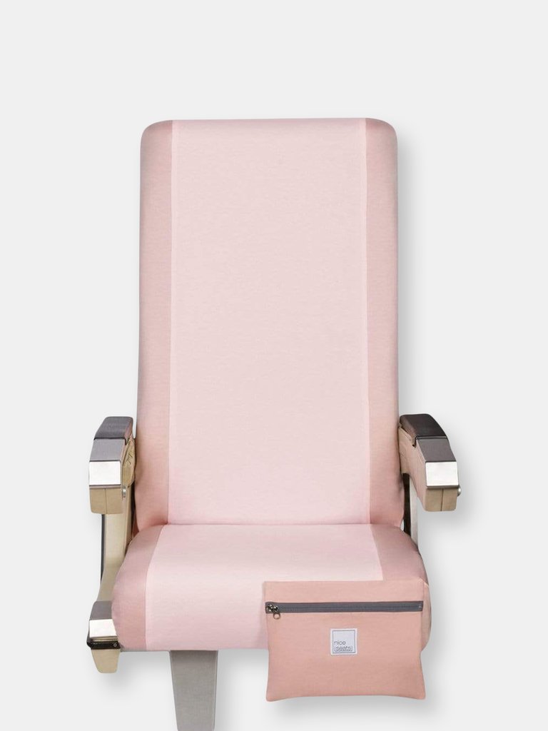 Airplane Travel Set in Blush - Seat Cover, Adult Mask & 2 Filters