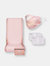 Airplane Travel Set in Blush - Seat Cover, Adult Mask & 2 Filters - Blush