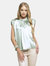 Annik Satin Blouse - Mint