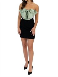 Bow - Tie Mini Dress