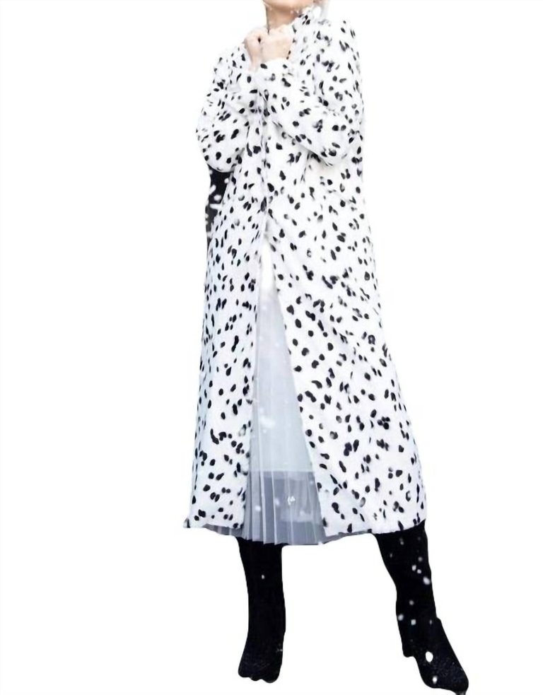 Camila Coat - Dalmatian Dot