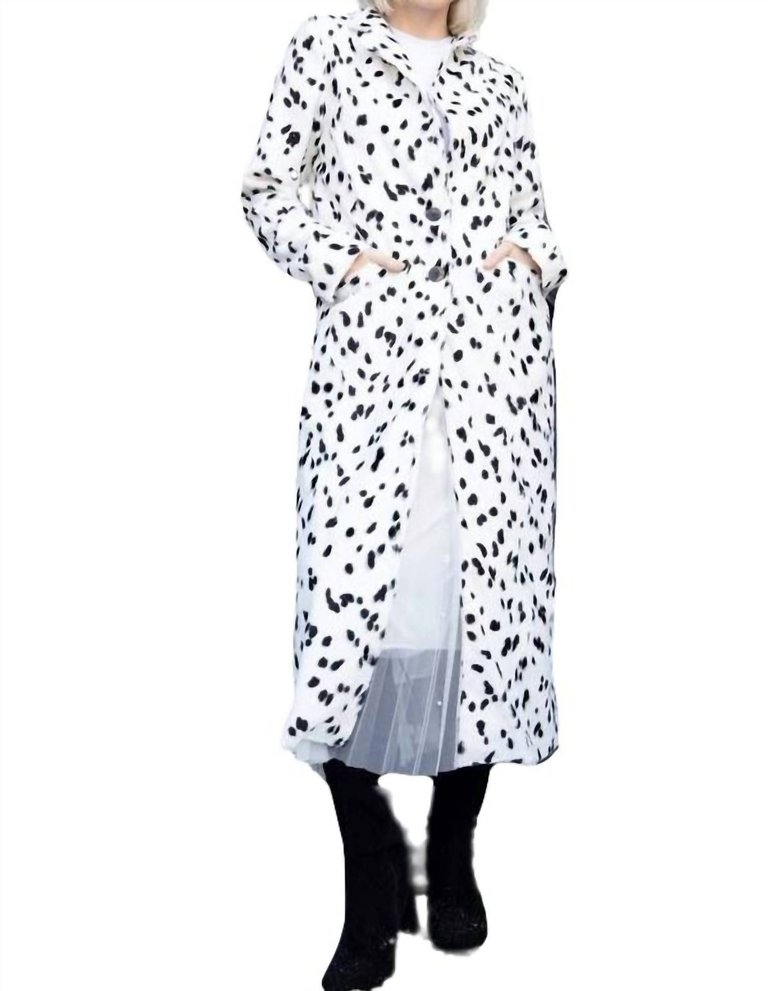 Camila Coat - Dalmatian Dot - Dalmatian Dot