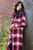 Coco Longline Plaid Coat