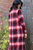 Coco Longline Plaid Coat