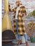 Coco Longline Plaid Coat