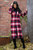 Coco Longline Plaid Coat