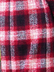 Coco Longline Plaid Coat