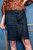 Copper Teal Tweed Pencil Skirt