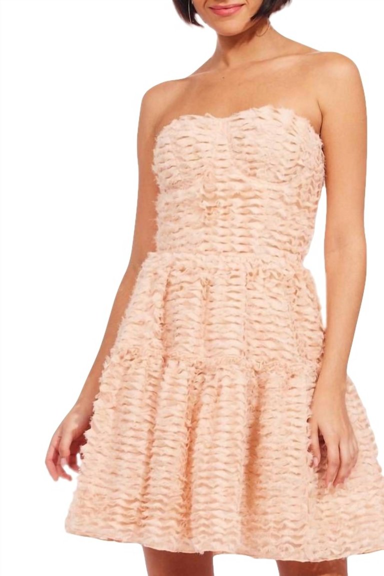 Cossette Dress - Peach Souffle