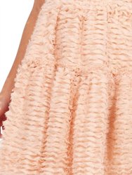 Cossette Dress - Peach Souffle