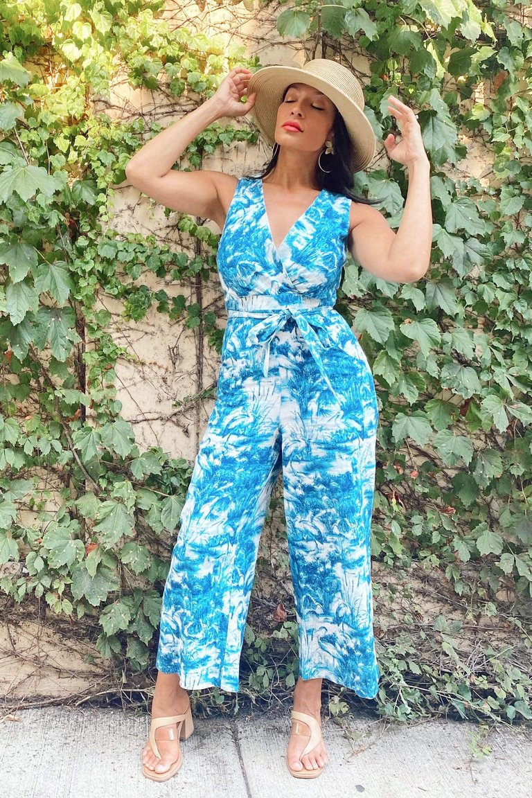 Gable Jumpsuit - Blue Lagoon