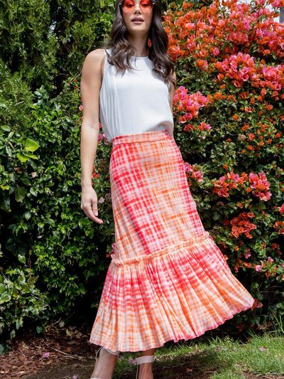 Eva Franco Kym Flounced Midi Skirt - Sorbet product