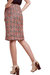 Tweed Pencil Skirt - Red