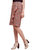 Tweed Pencil Skirt - Red