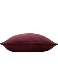 Evans Lichfield Dalton Throw Pillow Cover (Wine) (43cm x 43cm)