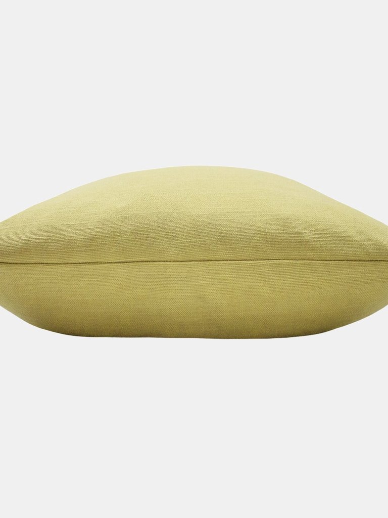Evans Lichfield Dalton Throw Pillow Cover (Yellow) (43cm x 43cm)