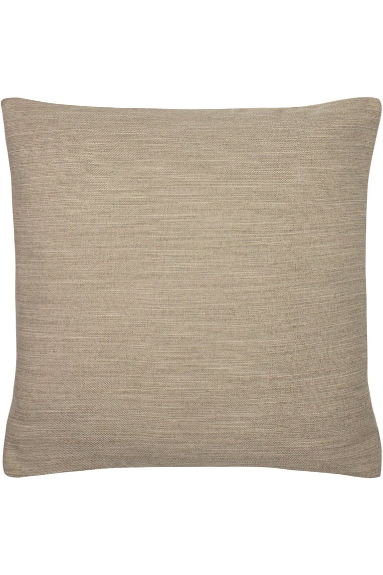 Evans Lichfield Dalton Throw Pillow Cover - Biscuit beige