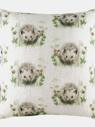 Evans Lichfield Hedgerow Hedgehog Throw Pillow Cover (Multicolored) (43cm x 43cm) - Multicolored