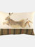 Evans Lichfield Hunter Jumping Hare Cushion Cover (Green/Brown/Red) (One Size) - Green/Brown/Red