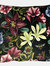 Evans Lichfield Midnight Garden Aquilegia Throw Pillow Cover (Shiraz) (43cm x 43cm) - Shiraz