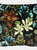 Evans Lichfield Midnight Garden Aquilegia Throw Pillow Cover (Teal) (43cm x 43cm) - Teal