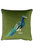 Peacock Throw Pillow Cover - Olive - Olive