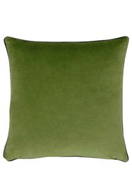 Peacock Throw Pillow Cover - Olive