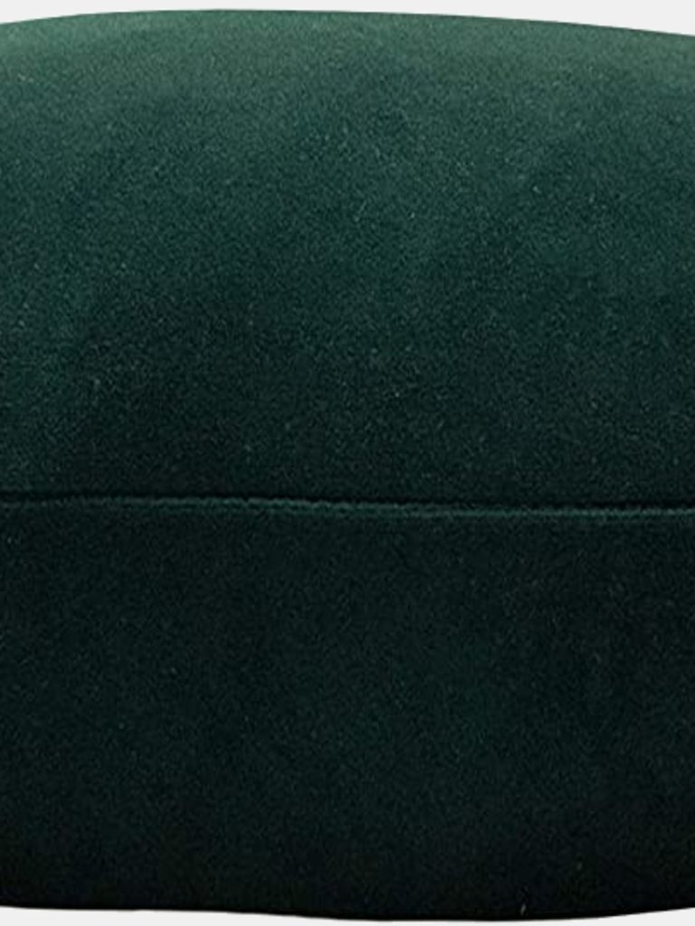 Sunningdale Velvet Rectangular Throw Pillow Cover - Bottle Green