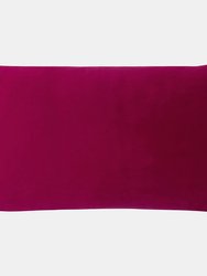 Sunningdale Velvet Rectangular Throw Pillow Cover - Cerise - Cerise