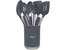 14-Piece Grey Silicone Cooking Utensil Set - Grey