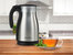 1.7 L Black Stainless Steel Electric Kettle With Double Wall Vacuum Insulated