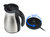 1.7 L Black Stainless Steel Electric Kettle With Double Wall Vacuum Insulated