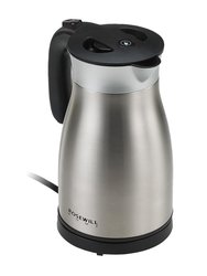 1.7 L Black Stainless Steel Electric Kettle With Double Wall Vacuum Insulated