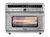 1800 W 4-Tray Stainless Steel Air Fryer Convection Toaster Oven With Large Transparent Window - Silver