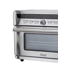 1800 W 4-Tray Stainless Steel Air Fryer Convection Toaster Oven With Large Transparent Window