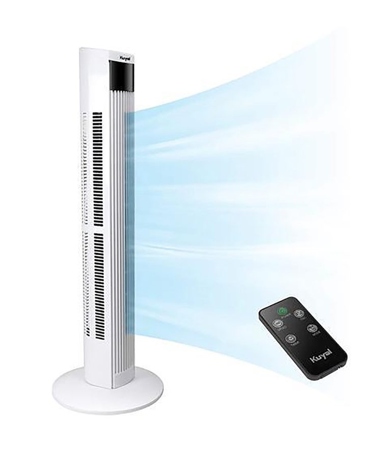 36" Oscillating Quiet Tower Fan With 4 Speed Levels and 2 Modes, LED Display & Touch Panel