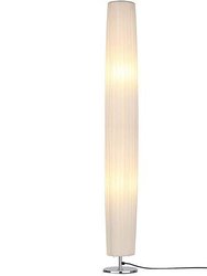 47 in. Floor Lamp with Round Fabric, Base Weighted Section
