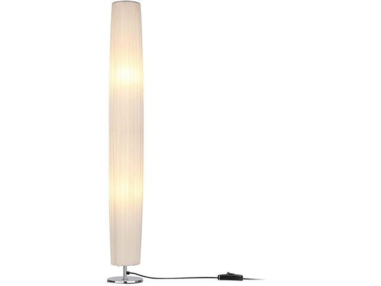 47 in. Floor Lamp with Round Fabric, Base Weighted Section