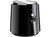 5.8 Qt. Black Stainless Steel Black Air Fryer with Temperature/Timer Settings and 7 Cooking Presets, Oil-Less Low-Fat Air Frying