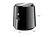 5.8 Qt. Black Stainless Steel Black Air Fryer with Temperature/Timer Settings and 7 Cooking Presets, Oil-Less Low-Fat Air Frying