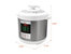 6 Qt. White Stainless Steel Energy Efficient Electric Pressure Cooker With 12 Cooking Programs