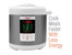 6 Qt. White Stainless Steel Energy Efficient Electric Pressure Cooker With 12 Cooking Programs