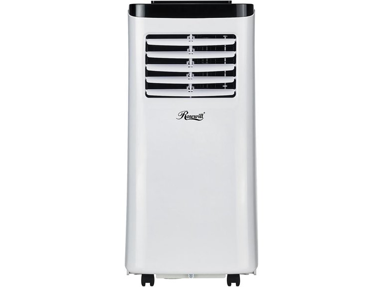 7,000 BTU Portable Air Conditioner Up to 200 Sq.Ft. with Fan and Dehumidifier, Remote Control, Self-Evaporation - White