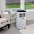 7,000 BTU Portable Air Conditioner Up to 200 Sq.Ft. with Fan and Dehumidifier, Remote Control, Self-Evaporation
