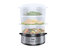 9.5 Qt. Black Digital Food Steamer with 3-Tier