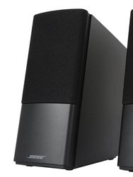 Companion 2 Series III Multimedia Speaker System With 3.5mm AUX & PC Input - Black - Black
