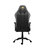 Gold PVC Leather Gaming Chair with 2D Adjustable Armrest